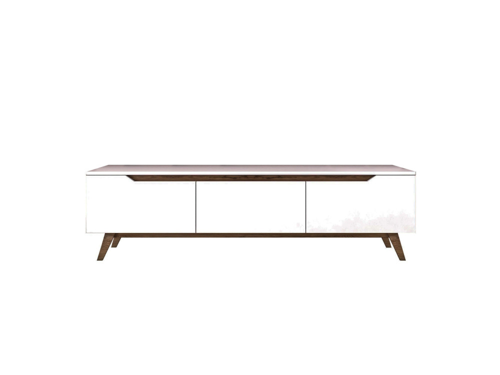 TV-Möbel aus Holz "Digi" - 180 x 35 x 48 cm - Braun