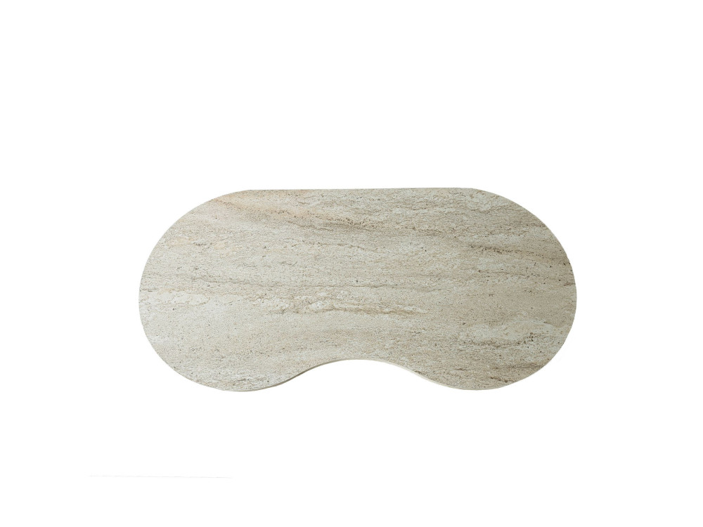 Holzschreibtisch "Infini" - 120 x 60 x 75 cm - Travertin