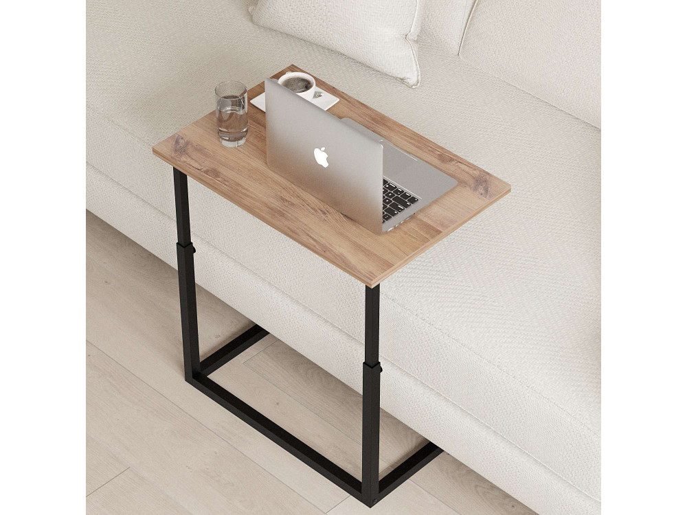 Beistellschreibtisch aus Holz "Sparkle" - 60 x 40 x 73 cm - Braun