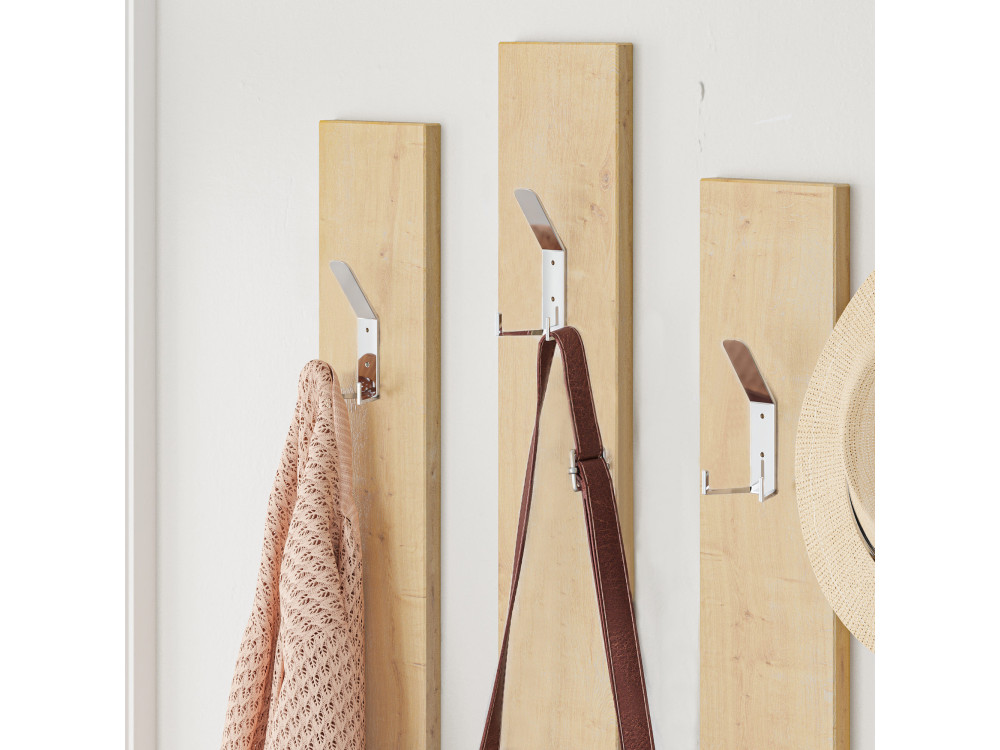 Flurmöbel mit Holzspiegel "Ramda" - 137 x 35 x 154 cm - Beige