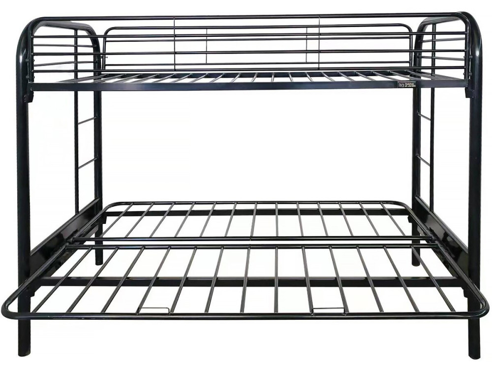 Hochbett "POLO" - 90 x 190 cm - Schwarz
