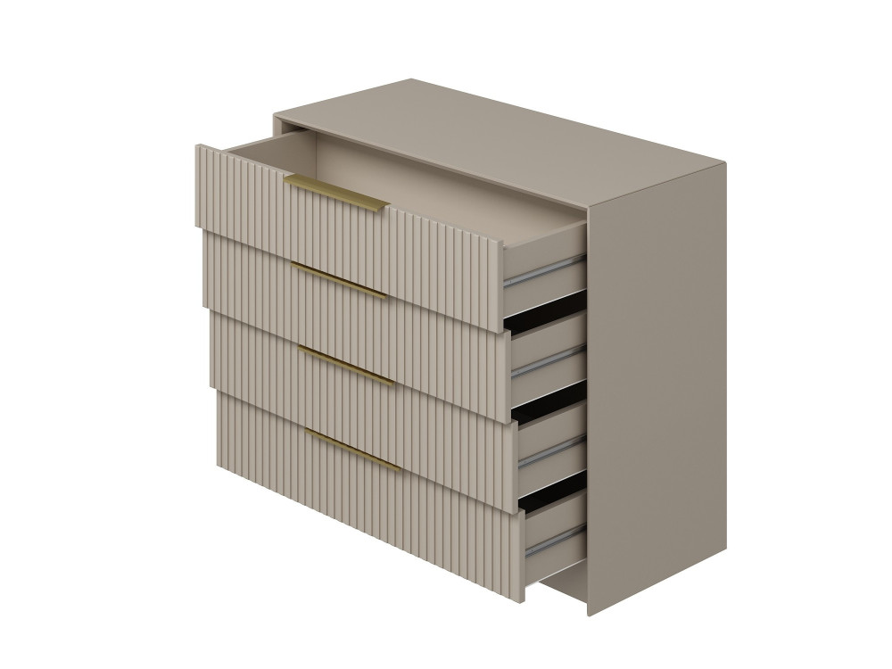 Holzkommode "Kale" - 100 x 45 x 85 cm - Beige