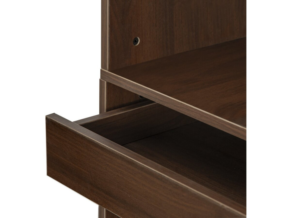 Kleiderschrank mit Garderobe "Opera" - 60 x 45 x 180 cm - Braun