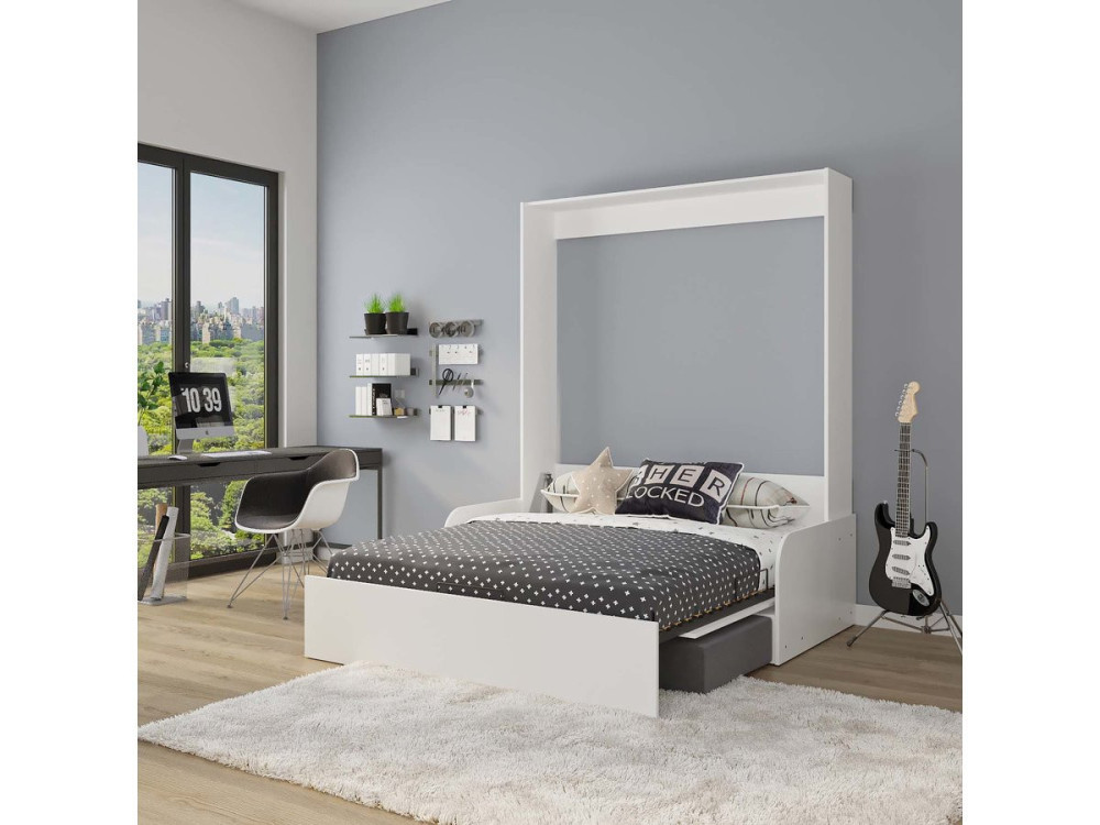 Klappbett "NYD SOFA 5" - 160 X 200 cm - Weiß