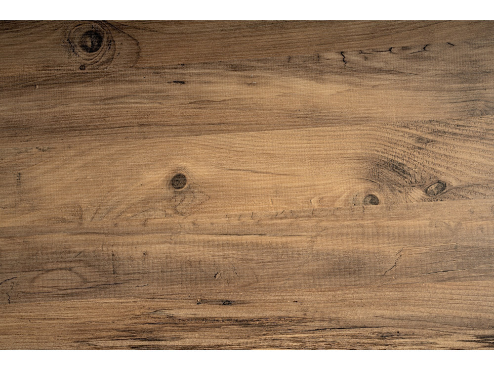 Schreibtisch „Twin Study Desk“ aus Holz – 240 x 60 x 74 cm – Schwarze Atlantische Kiefer