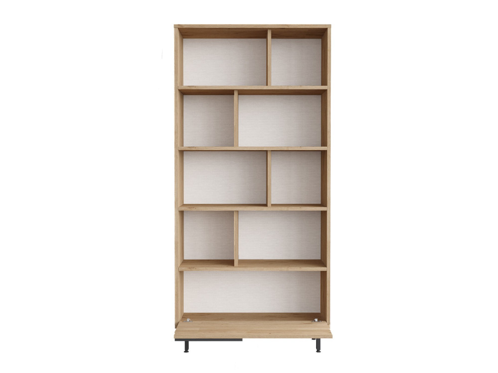 Bücherregal aus Holz "Calvin" 83,9 x 29,5 x 175,6 cm - Walnussholz