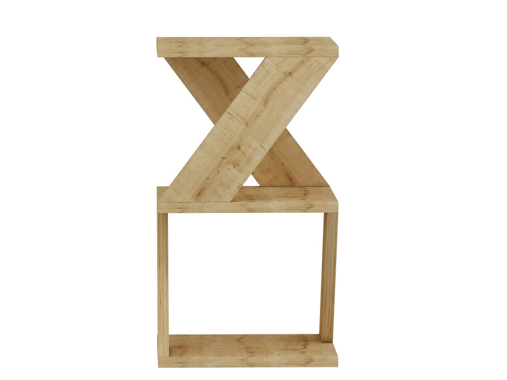 Beistelltisch aus Holz "Albeni" - 30 x 30 x 50 cm - Eiche Saphir