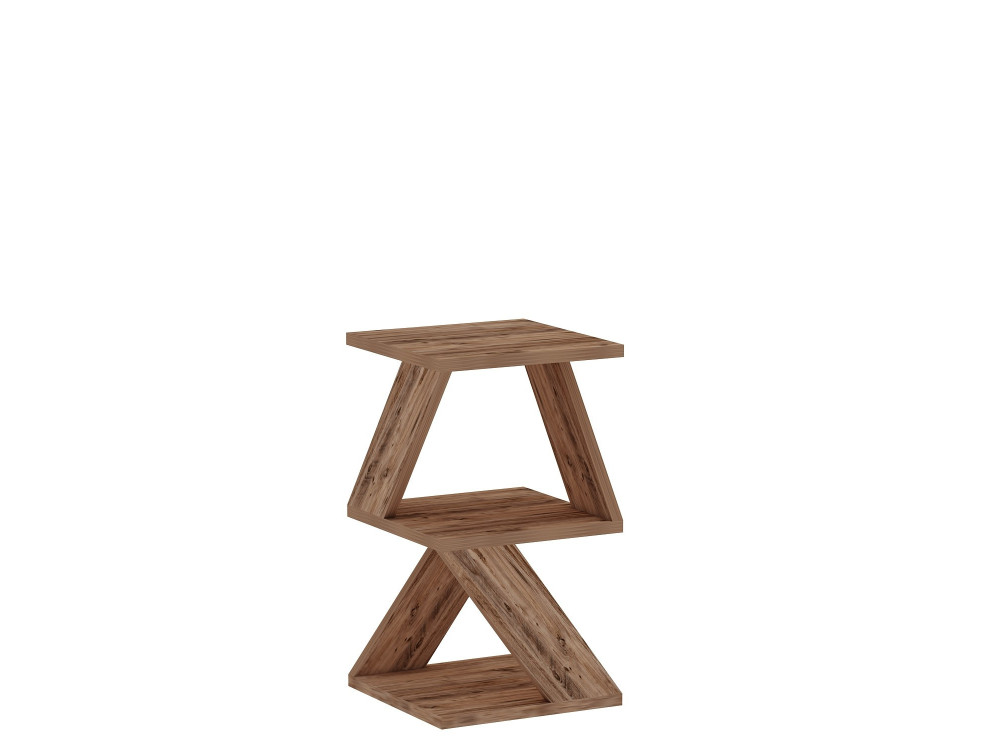 Beistelltisch „Albeni“ aus Holz – 29 x 29 x 54 cm – Atlantische Kiefer