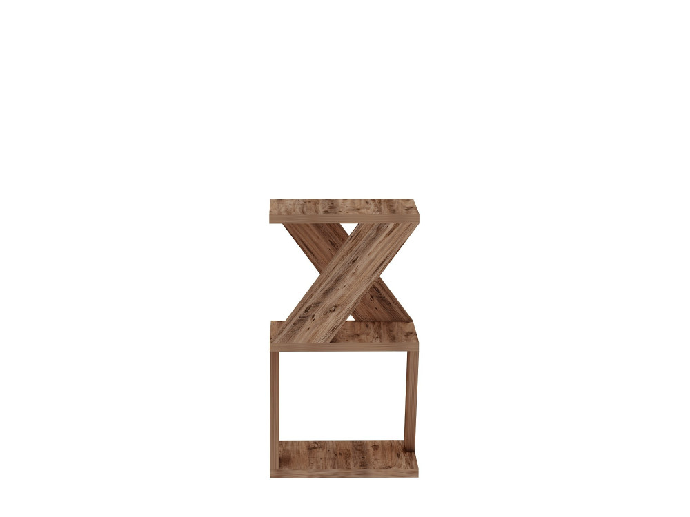 Beistelltisch „Albeni“ aus Holz – 29 x 29 x 54 cm – Atlantische Kiefer
