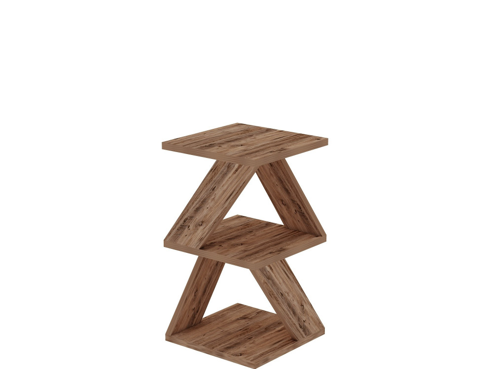 Beistelltisch „Albeni“ aus Holz – 29 x 29 x 54 cm – Atlantische Kiefer