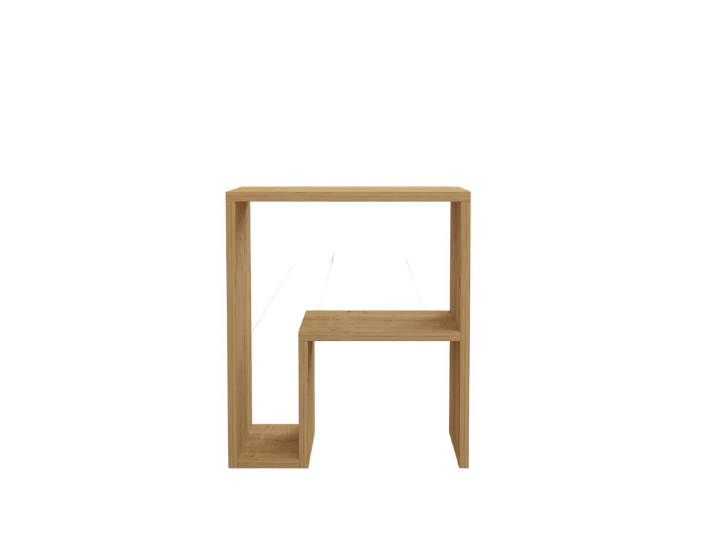 Beistelltisch aus Holz "Yepa" - 45 x 29 x 51 cm - Eiche Saphir