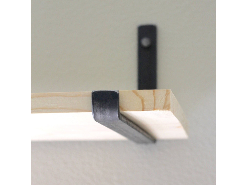Set aus 2 Wandregalen aus Holz aus Holz "LAM008" - 60 x 14 x 16 cm - Beige