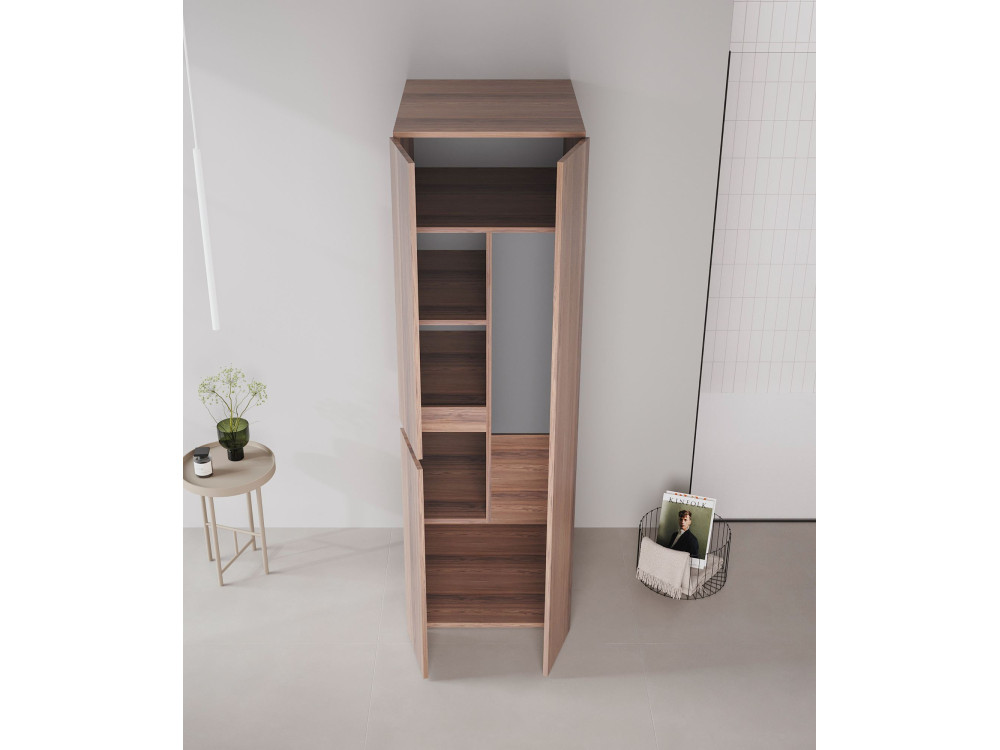 Badezimmerschrank „Solis 60“ – cm – Dark Walnut
