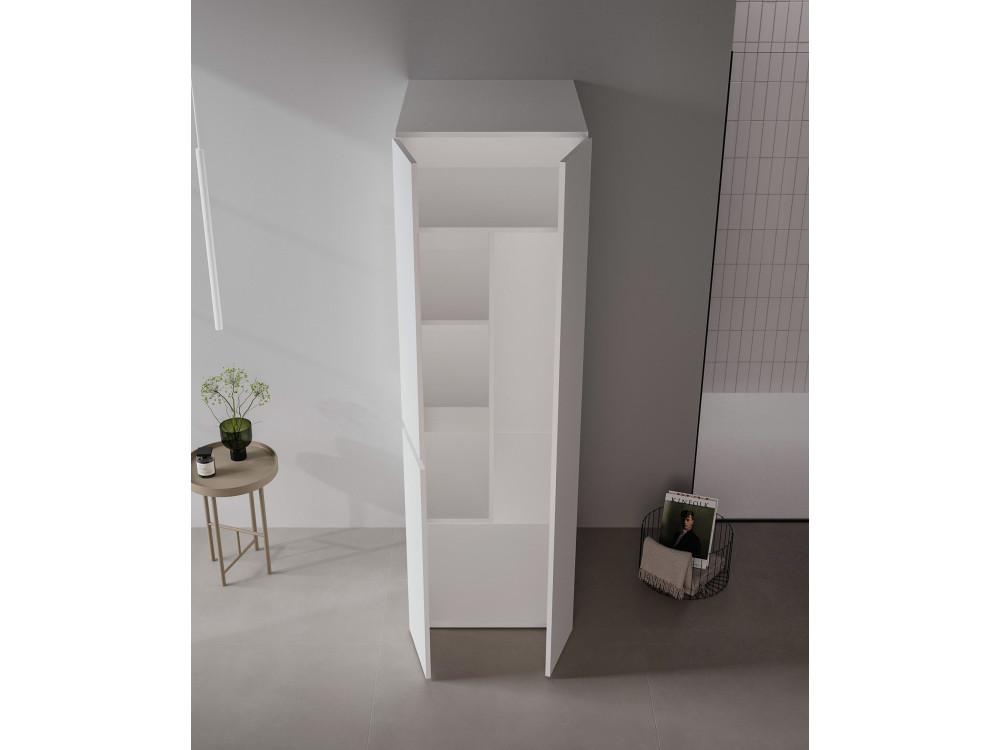 Badezimmerschrank „Solis 60“ – cm – Mattweiß