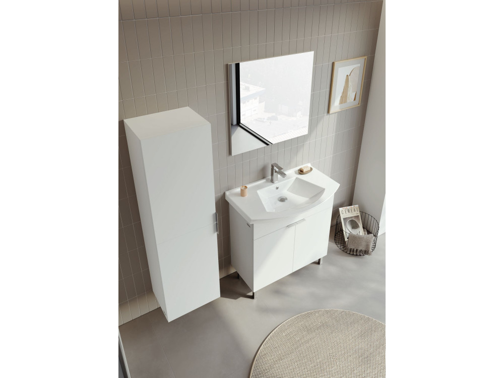 Dekorativer Holzspiegel „Purus 80“ – cm – transparent
