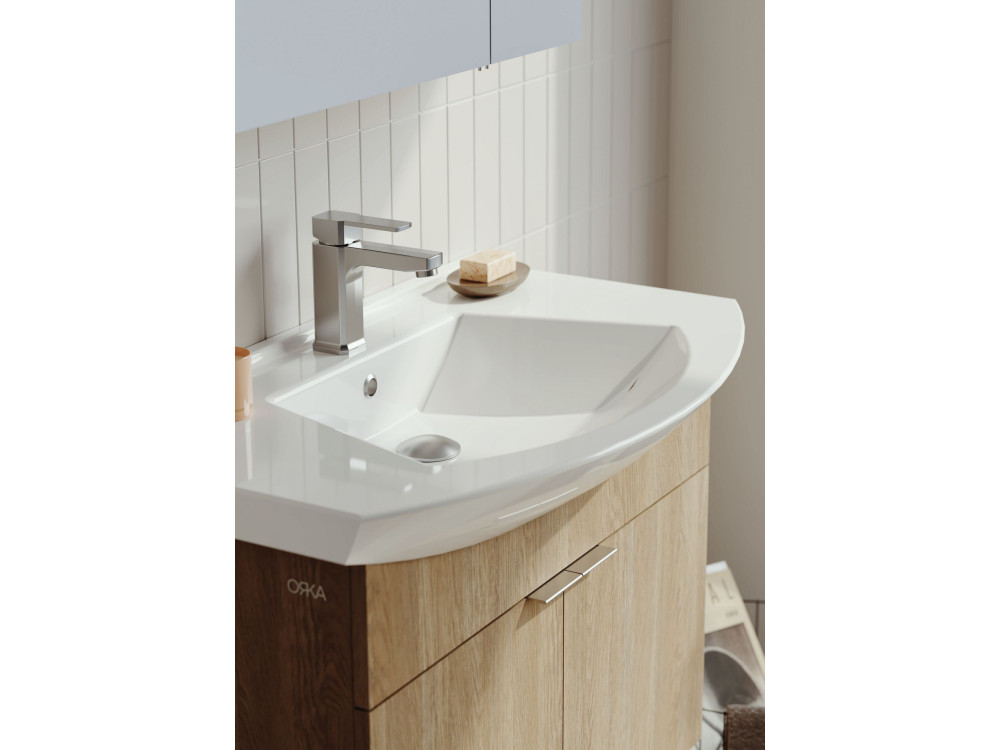 Waschtischunterschrank „Purus 80“ – 80 x 50 x 58 cm – Sonomo Oak