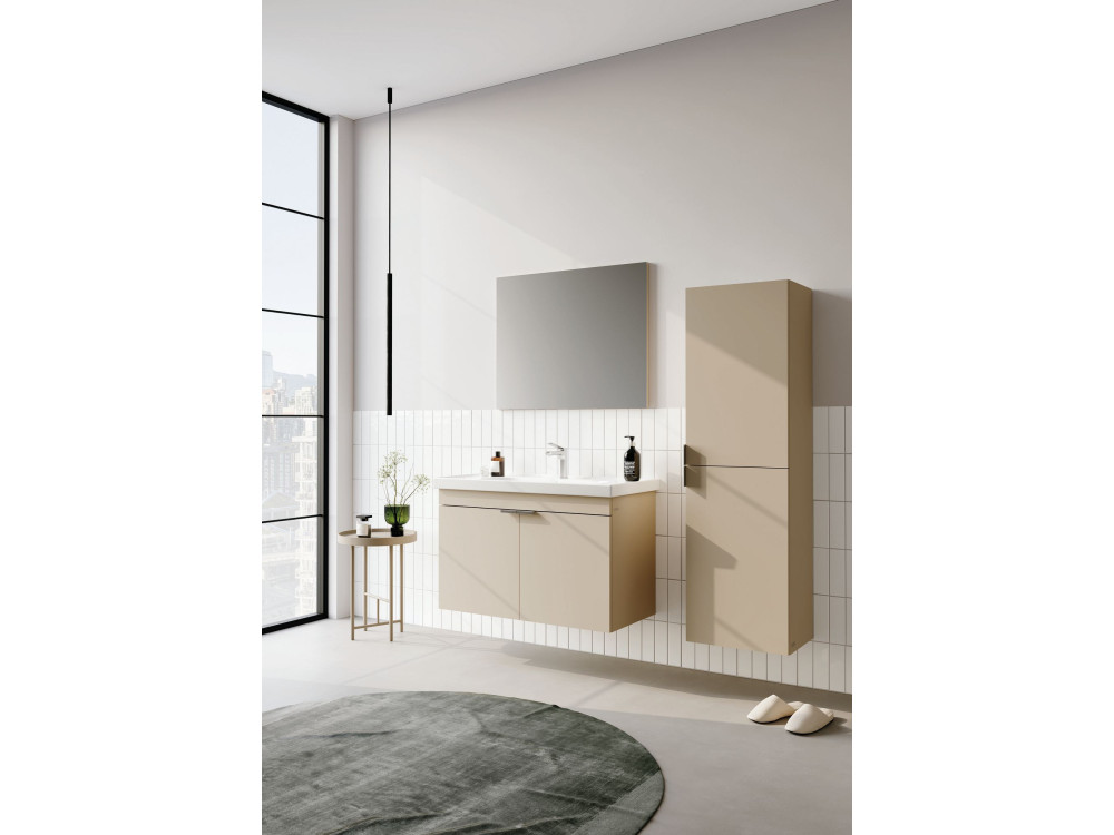Waschtischunterschrank „Desna 80“ – 80 x 45 x 58 cm – Sand