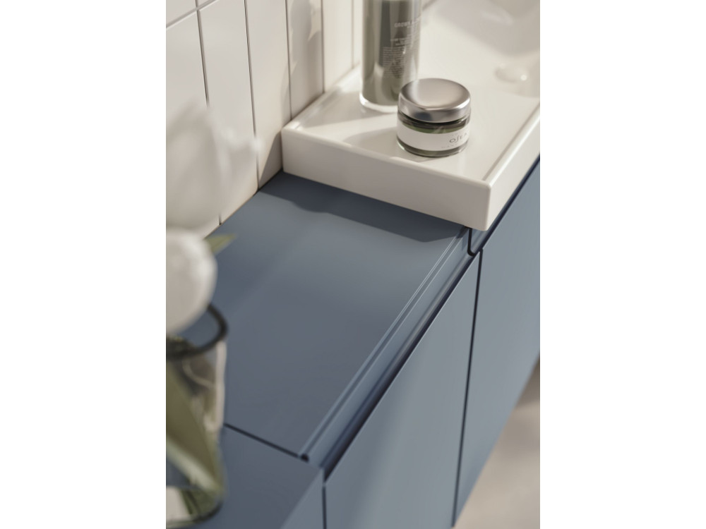 Waschtischunterschrank „Ferla 110“ – 110 x 22 x 45 cm – Petrolblau