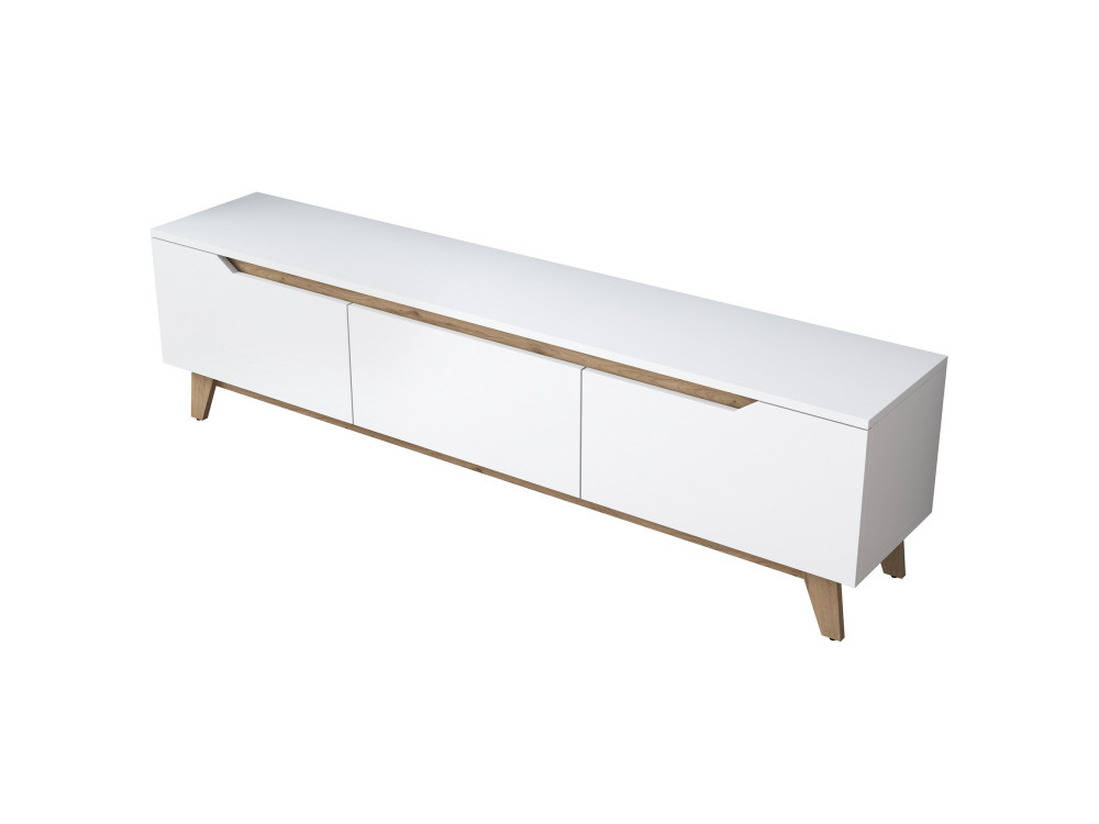 TV-Möbel aus Holz "Digi" - 180 x 35 x 48 cm - Beige