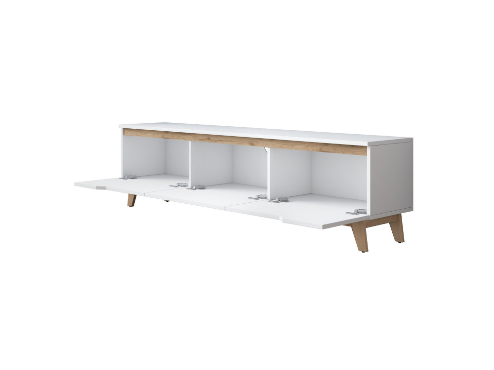 TV-Möbel aus Holz "Digi" - 180 x 35 x 48 cm - Beige