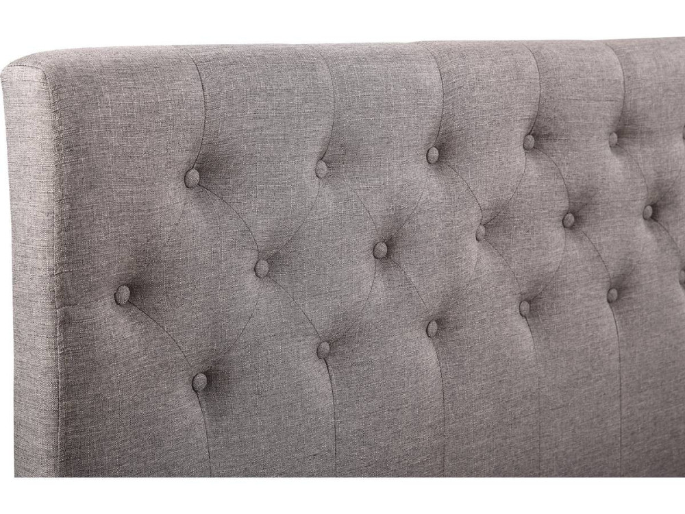 Einzelbett "Emmy" - 160 x 200 cm - Taupe