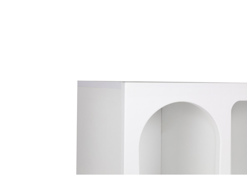 Holz Bücherregal "Venüs" 60 x 32 x 150 cm - Weiß