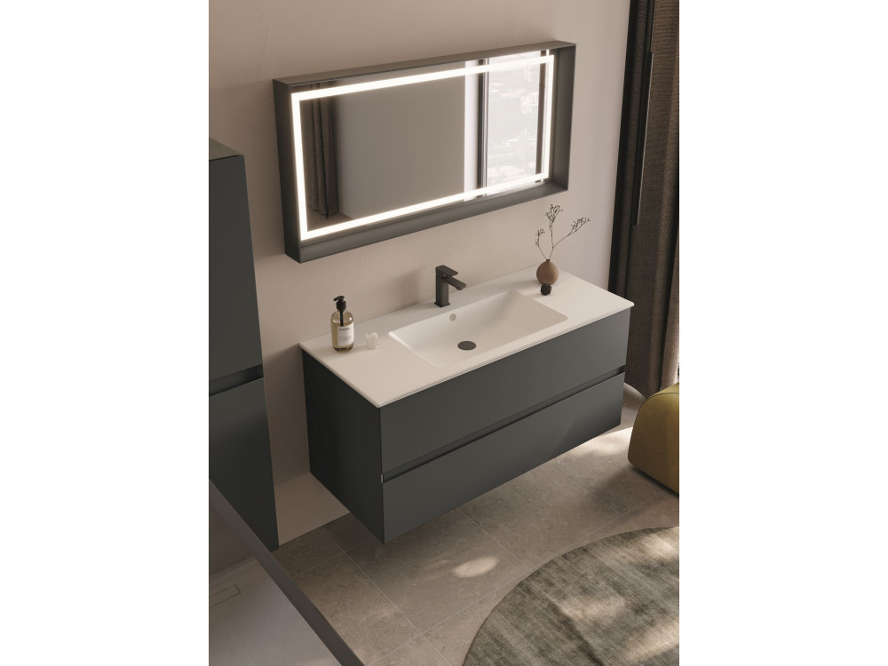 Waschtischunterschrank „Nest 121 v2“ – 121 x 51 x 55 cm – Anthrazit matt