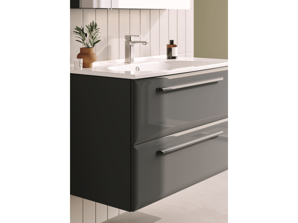 Waschtischunterschrank „Nuvola 100 v2“ – 100 x 50 x 62 cm – Anthrazit