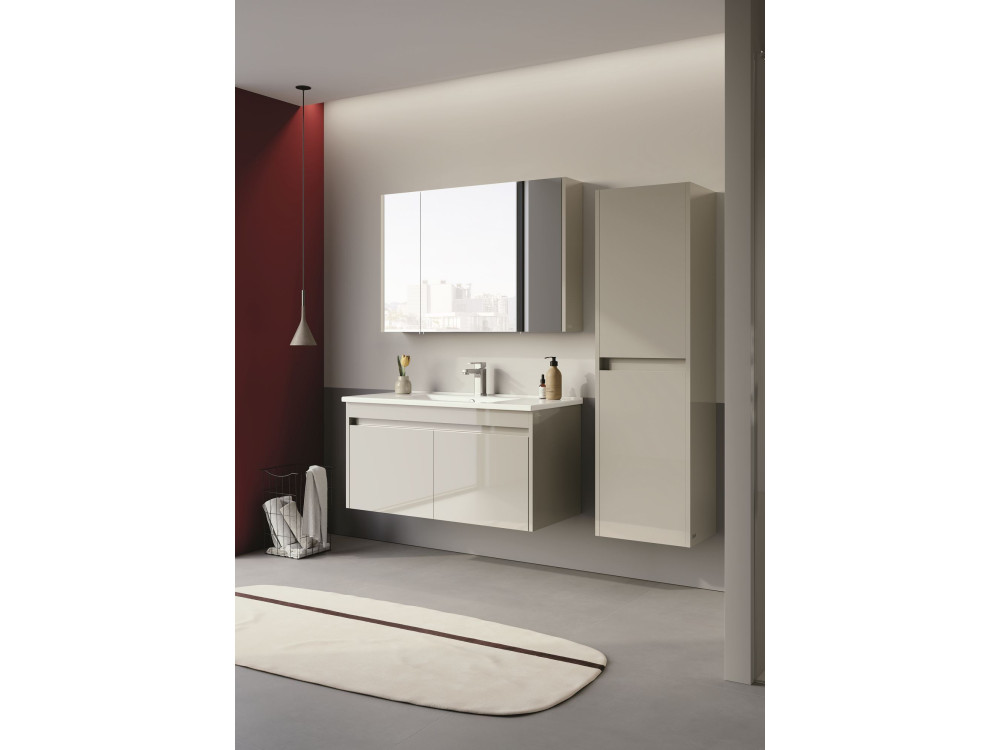 Waschtischunterschrank „Arno 100“ – 100 x 45 x 52 cm – Cashmere