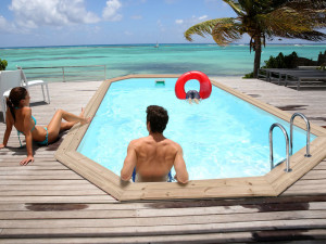 Holzpool "Cordoue" - 3,48 x 2,15 x 1,18 m