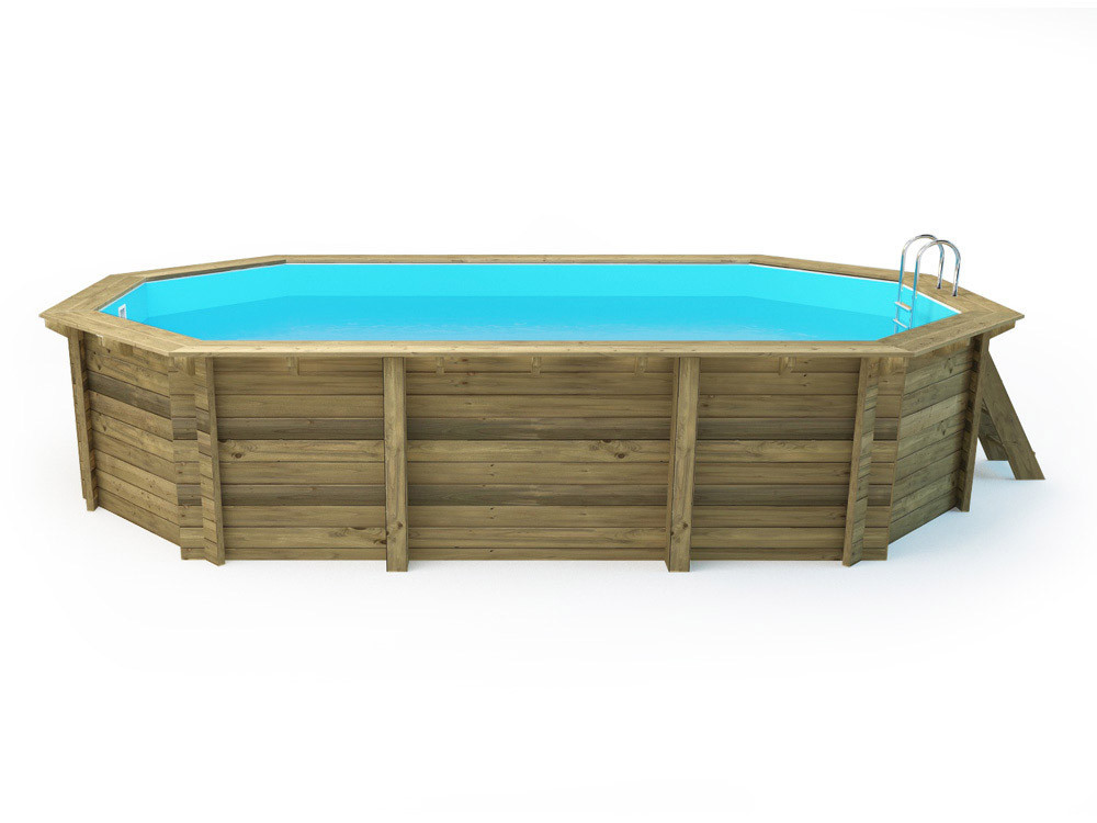 Holzpool "Palma 130" - 7,57 x 4,07 x 1,31 m