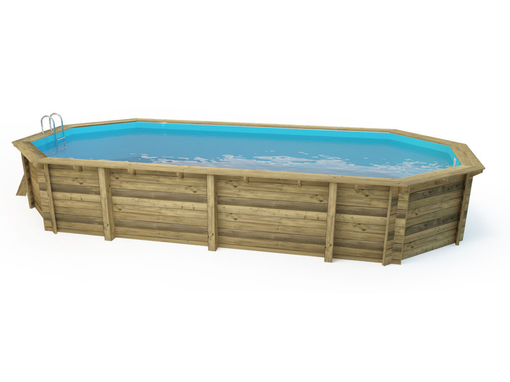 Holzpool "Ibiza 130" - 8,57 x 4,57 x 1,31 m