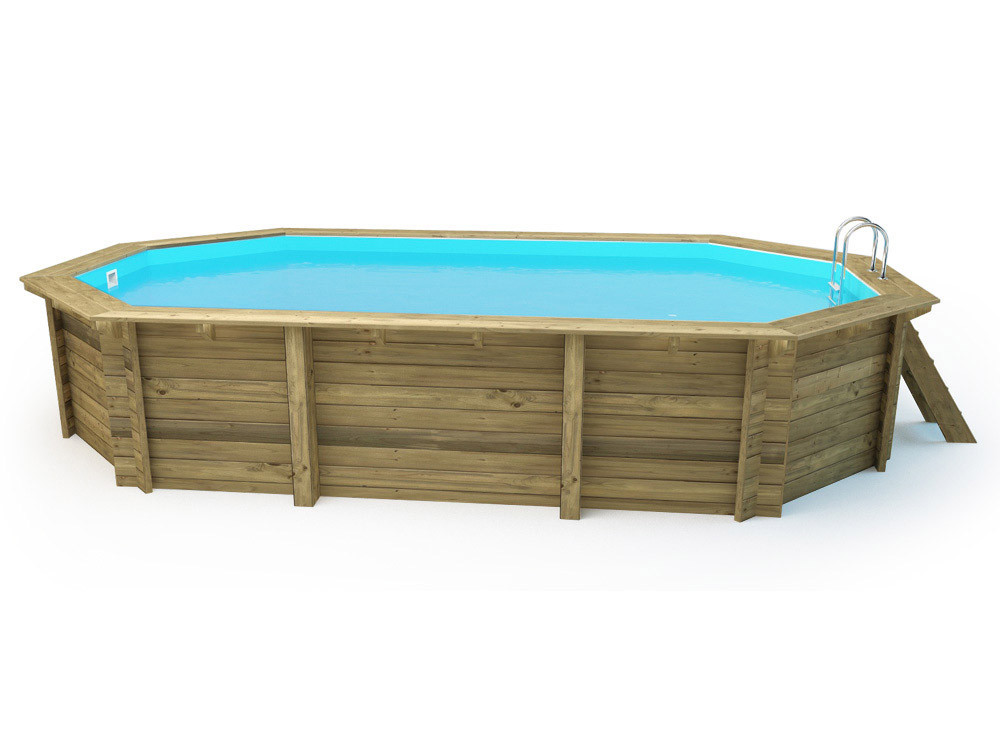 Holzpool "Brazilia 130" 5.86 x 3.86 x 1.30 M