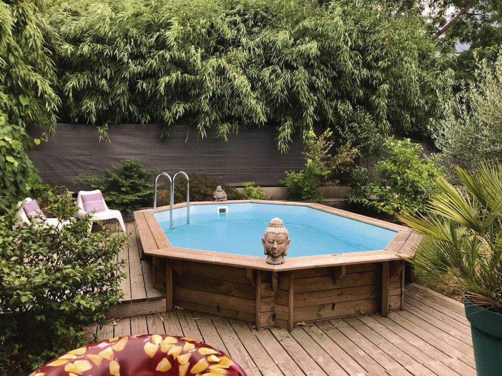 Holzpool "Miami 130" - 4,86 x 3,36 x 1,30 m