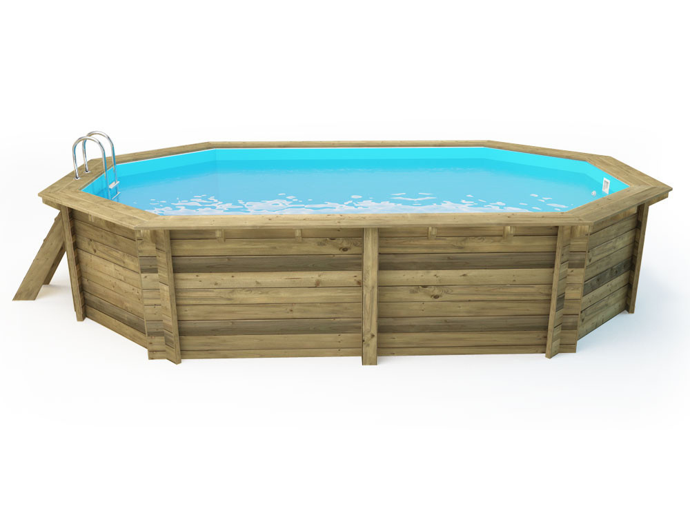 Holzpool "Miami 145" - 4,86 x 3,36 x 1,45 m