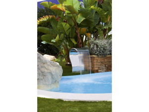 Wasserfall Pool "Cayman" - H. 67.5 cm - Edelstahl