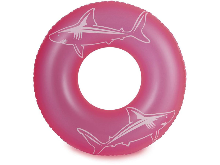 Schwimmreif "Neon Tube" - 26,67 x 17,15 x 23,50 cm - Rose