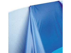 Unifarbene Folie für ovalen Pool 8.00 x 4.70 x 1.32 m - 40/100th