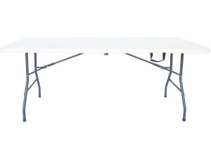 Klapptisch für Garten "Foldy" - 180 x 74 x 74 cm - Weiß