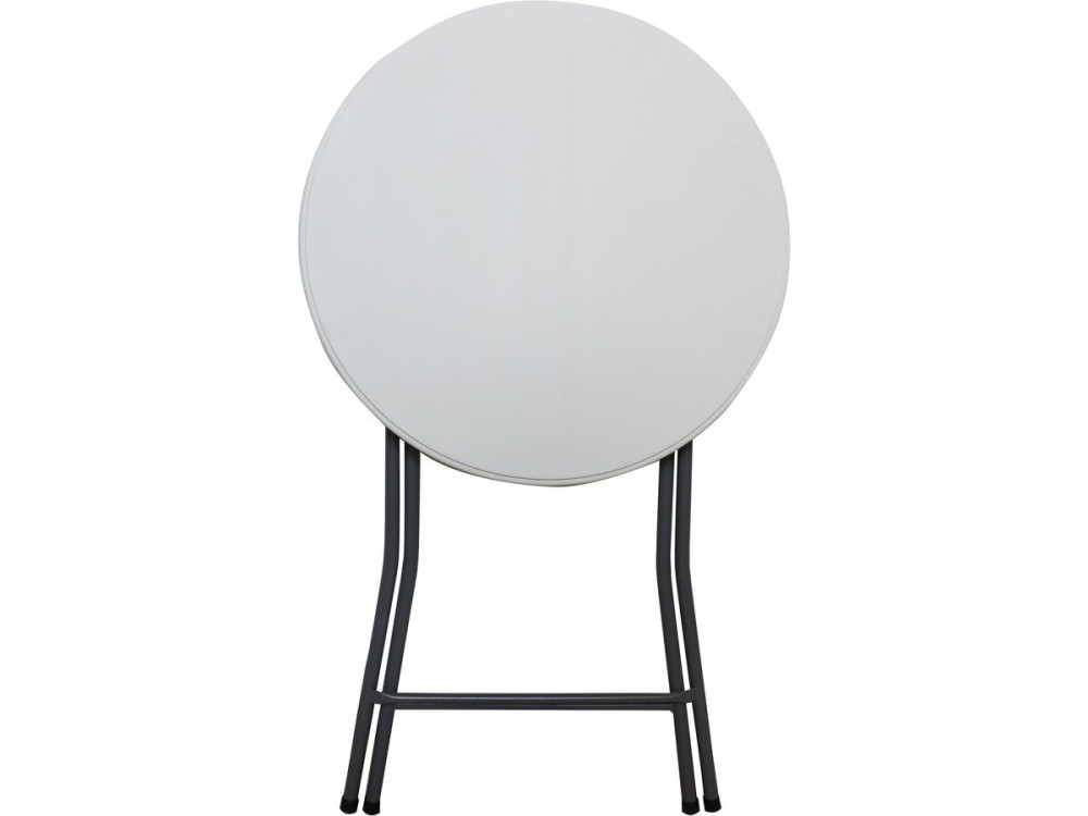 Klappbarer Tisch aus Kunststoff Ø 80 cm "Lili" - Weiß