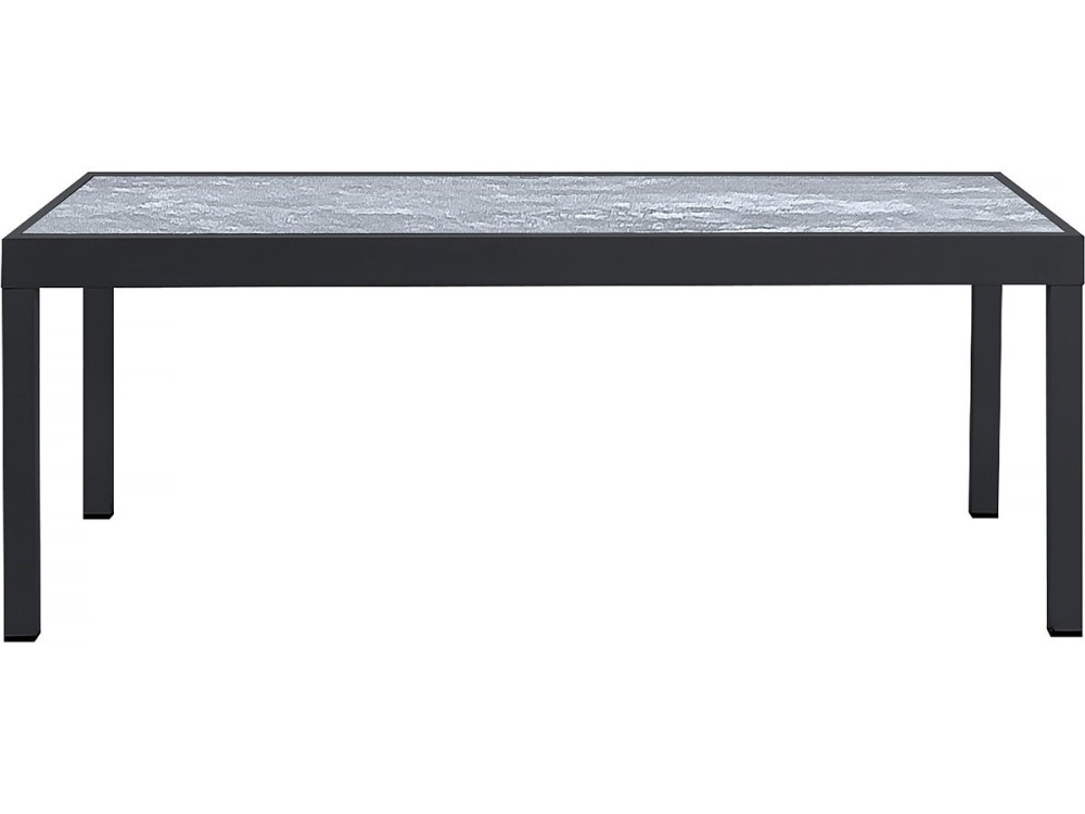 Gartentisch ausziehbar aus Aluminium "Lagos" - 200/320 x 105 x 76 cm - Grau