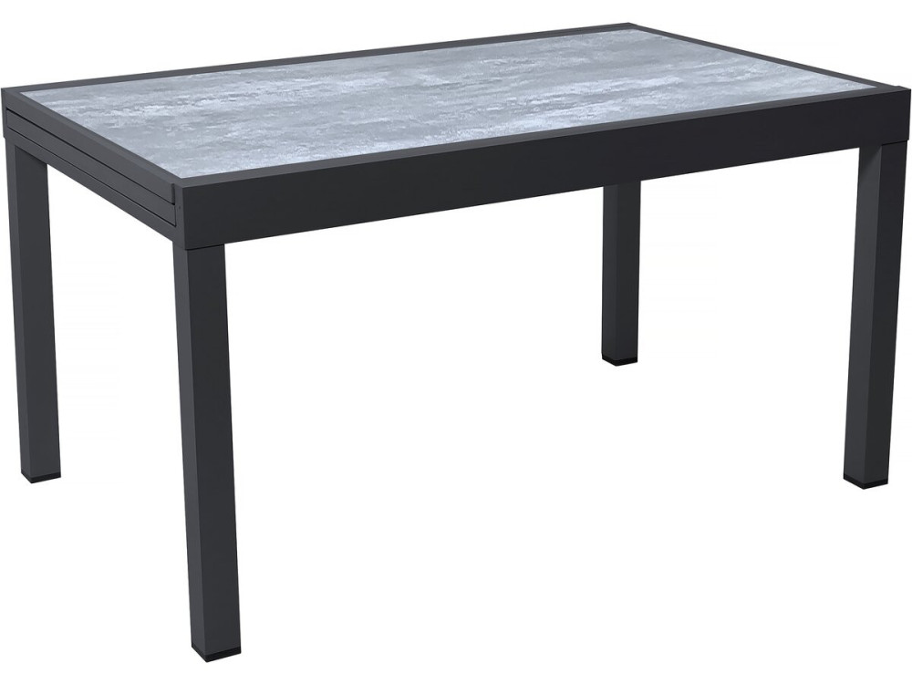 Gartentisch aus Aluminium ausziehbar "Lagos" - 140/280 x 90 x 76 cm - Grau