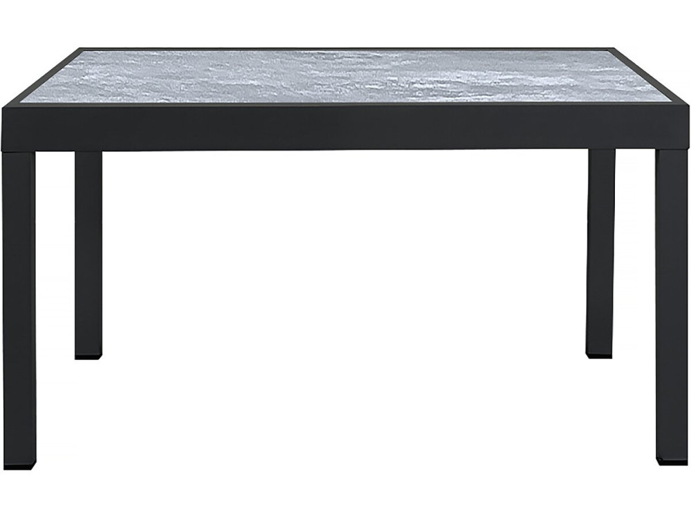 Gartentisch aus Aluminium ausziehbar "Lagos" - 140/280 x 90 x 76 cm - Grau