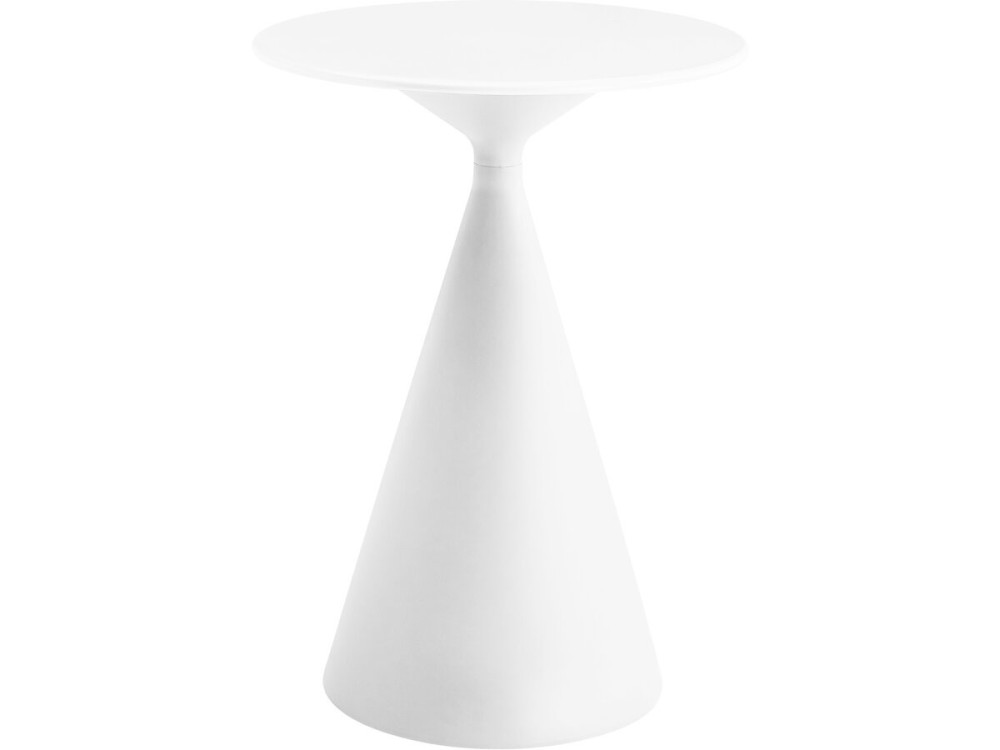 Garten-Bistro-Hochtisch ⌀80 cm "Néora" - Weiß