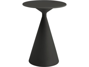 Garten-Bistro-Hochtisch ⌀80 cm "Néora" - Schwarz