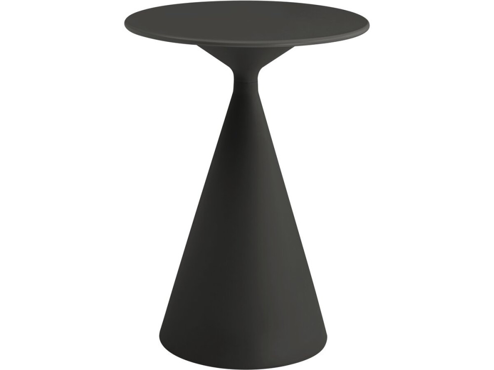 Garten-Bistro-Hochtisch ⌀80 cm "Néora" - Schwarz