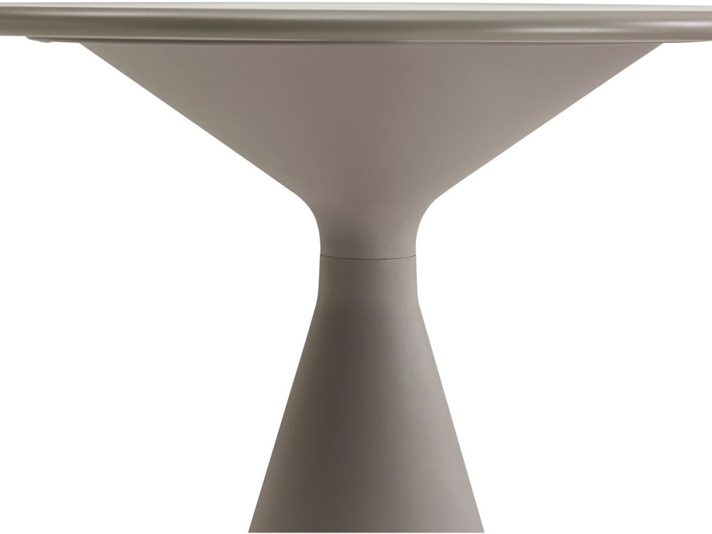 Garten-Bistro-Hochtisch ⌀80 cm "Néora" - Taupe