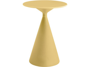 Garten-Bistro-Hochtisch ⌀80 cm "Néora" - Gelb