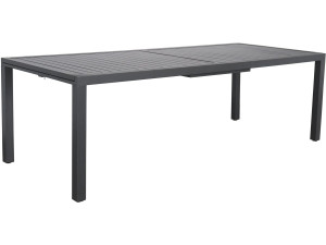 Ausziehbarer Gartentisch aus Metall "Salou" - 240/300 x 100 x 75 cm - Grau