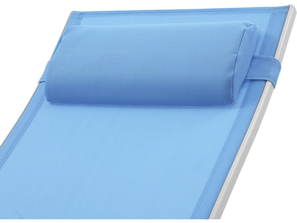 Sonnenliege aus Aluminium "Beauty" - Phoenix - Blau - 2er-Set